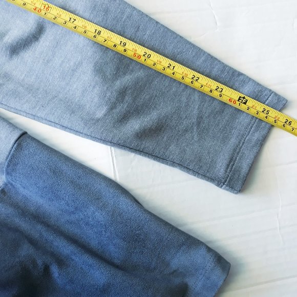 LOGO Lori Goldstein Gray Waterfall Cardigan Sz L - Picture 8 of 9